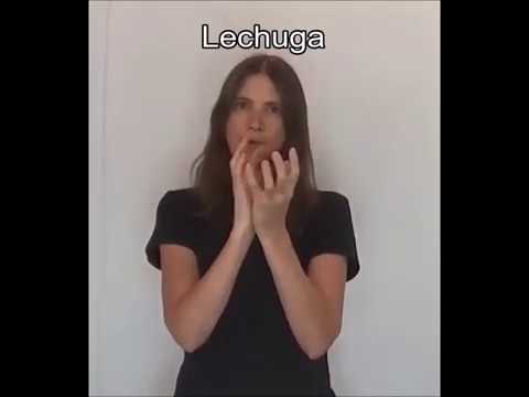 Cómo signar Lechuga en LSE