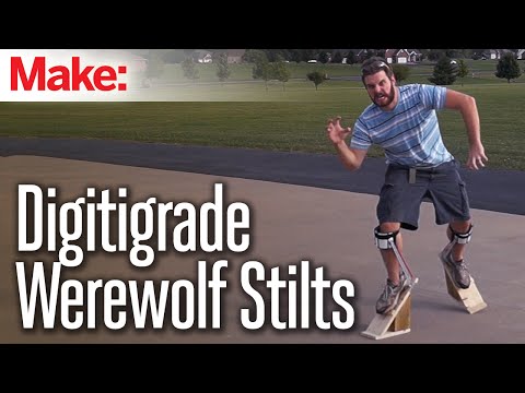 How to Make Digitigrade Stilts for Werewolf or Dragon Costumes