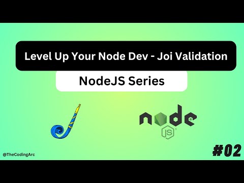 Level Up Your Node Dev Joi Validation