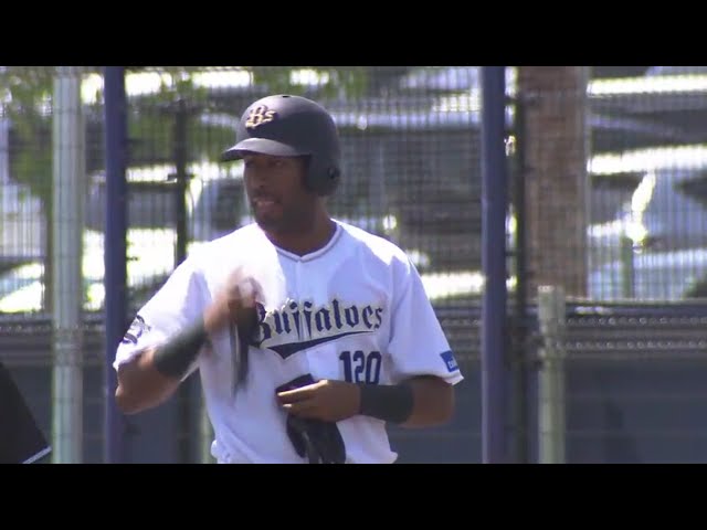 【ファーム】バファローズ・ジョージ 先制のタイムリーヒット!! 2017/6/4 Bs-C(ファーム)