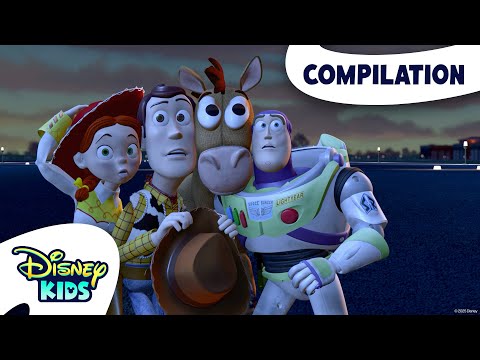 Adventures Through Toy Story 🤠👨‍🚀 | Pixar's Toy Story | ‪@disneykids
