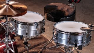 Video thumbnail for Tama Aluminum Snare Comparison: PAL146 & LAL1455 by Champaign Studios