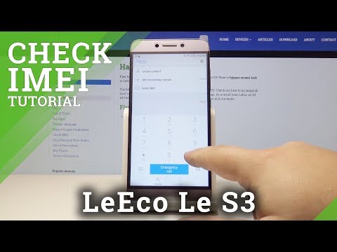 How to Locate IMEI Number in LeEco Le S3 - Serial Number