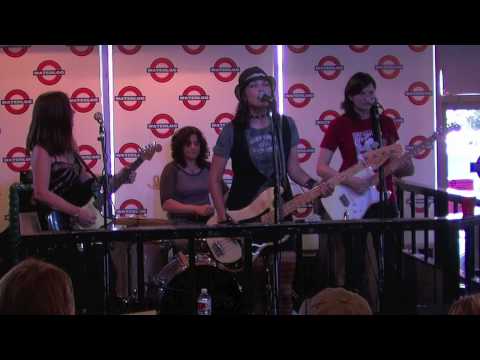 The BlueBonnets perform "Time Bomb" live at Waterloo Records in Austin, TX