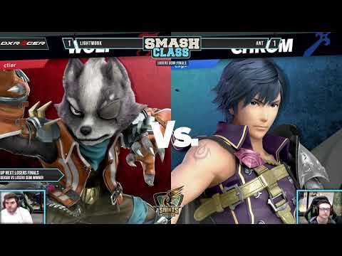 Losers Semifinals - Lightwork (Wolf) vs. Ant (Chrom) - Smash Class #94