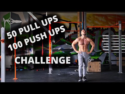 50 PULL UPS + 100 PUSH UPS CHALLENGE (2.30MIN)
