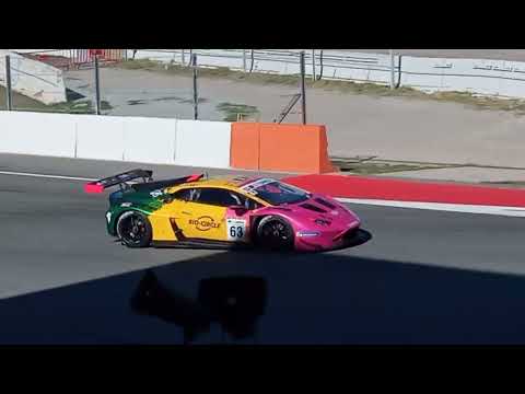 Qualy 1 International GT Open. Circuit de Catalunya (a Porsche spins)