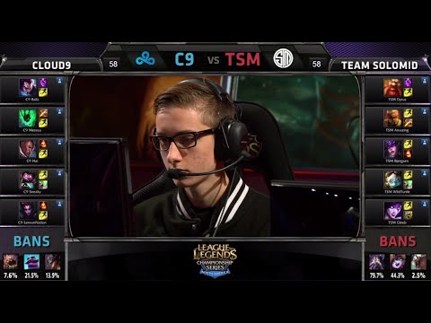 Cloud 9 vs TSM | S4 NA LCS Summer split 2014 Week 8 Day 2 | C9 vs TSM W8D2 G3 Full Game HD