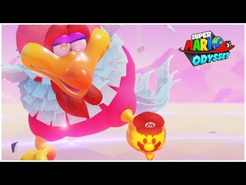 No damage run - Blowup at Mount Volbono rematch! - Super Mario Odyssey