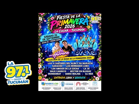 FIESTA DE LA PRIMAVERA 2026 LA COCHA - TUCUMÁN