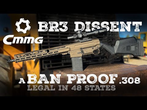 Amazing .308 Battle Rifle! 💀 48-State Legal // CMMG BR3 Dissent