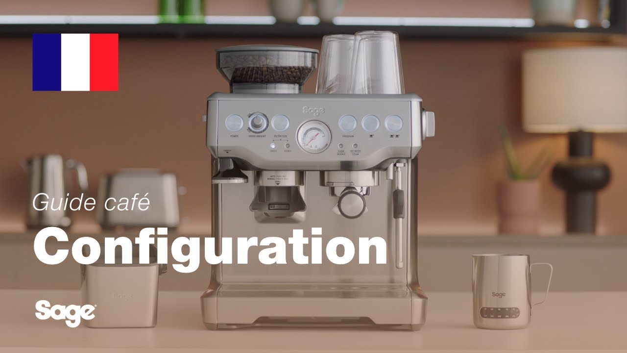 Guide didactique du café Breville - Configuration de votre machine