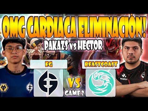 EG VS BEASTCOAST BO3[GAME 2]ELIMINACIÓN-PAKAZS, MATTHEW VS K1, SCOFIELD-THE LIMA MAJOR 2023 -DOTA 2