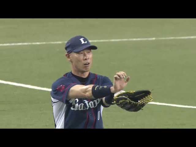 やっぱりライオンズ・森本!! ファンの声援に応える「かめはめ波」!! 2014/7/27 L-M