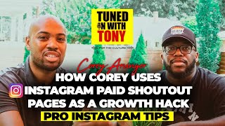 Corey Arvinger Explains How to Use Instagram Paid Shoutouts as an IG Growth Hack!