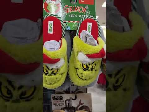 Grinch Slippers For Kids