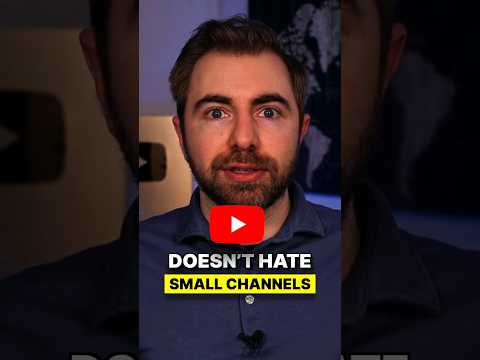 YouTube Doesn't HATE Small Channels