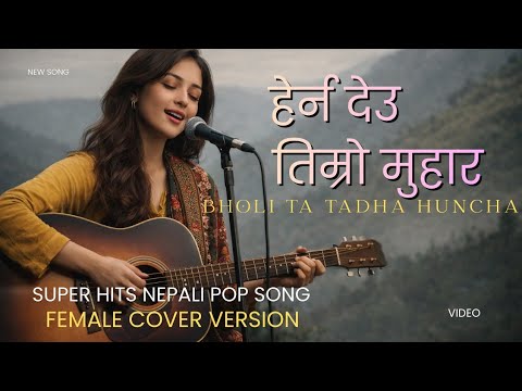 Herna Deu Timro muhar | super hit nepali pop song|female version हेर्न देउ तिम्रो मुहार