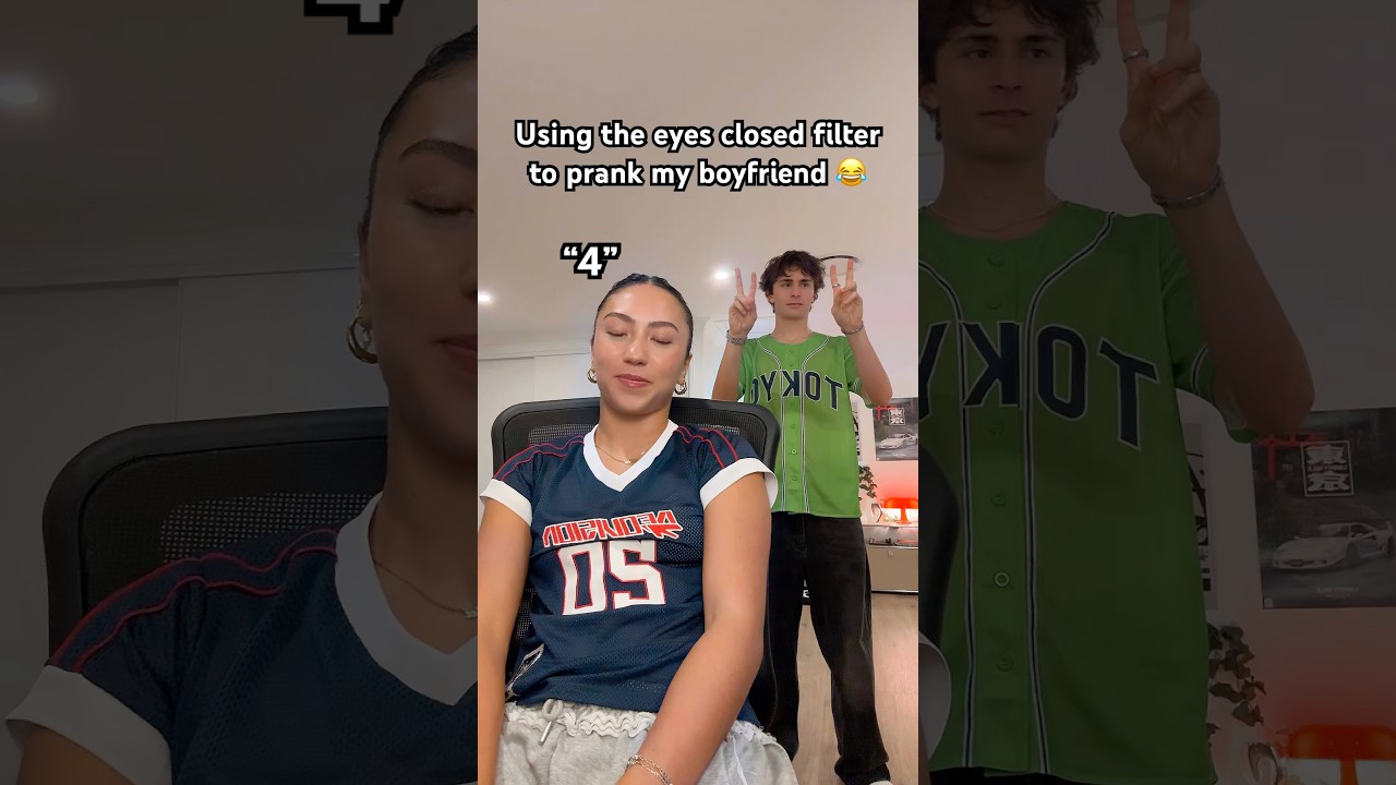 PRANKING MY BOYFRIEND! 😂 #shorts