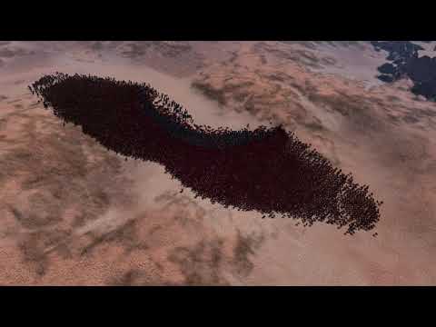 1,000 Laser Knight vs 10,000 Spartan | Ultimate Epic Battle Simulator #UEBS