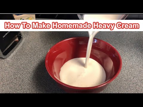 How To Make Homemade Heavy Cream At Home ! Things We Don’t Buy Any Longer- save Money