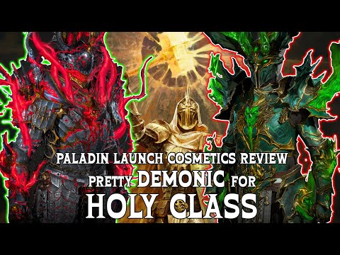 Diablo 4 Season 11 Paladin Launch Cosmetics Review, They Are Pretty Demonic lol