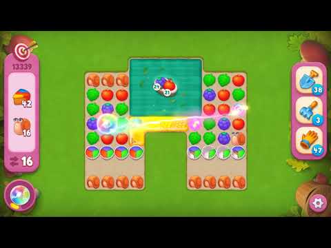 Gardenscapes Challenge level 13339 Gameplay #Bubunka