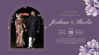 Download lagu Big Day | Wedding Ceremony of Jeethan Anush ❤️ Grifith Sheeba | 10.05.2026 | 04.30PM-Jeppu Mangalore mp3