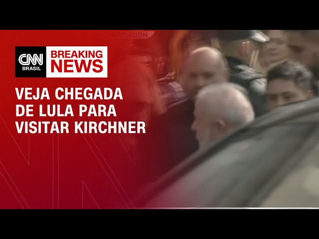 Lula chega para visitar Cristina Kirchner em prisão domiciliar | BASTIDORES CNN