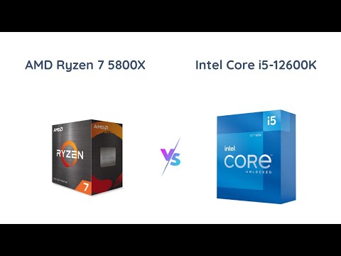 AMD Ryzen 7 5800X vs Intel Core i5-12600K