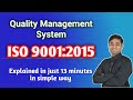 ISO 9001 2015 Quality Management System