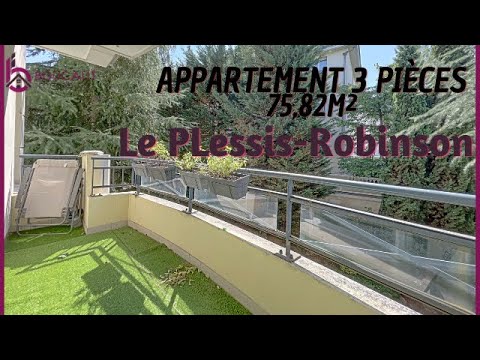 Achat Appartement T3 proche RER B,  Le Plessis-Robinson -  75,82m² avec Balcon