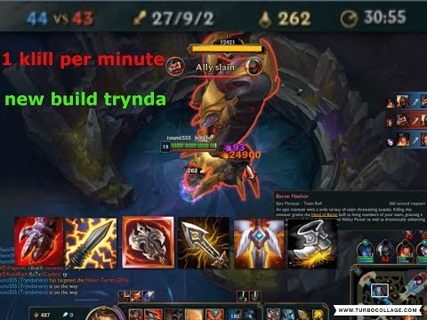 The ultimate tryndamere game! 30 kill=30 minute  1kill per minute