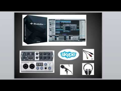 Easily Record Skype Calls with Presonus Studio One