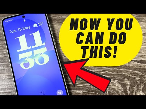 So vergrößern Sie die Uhr auf dem Sperrbildschirm des Samsung Galaxy (Tipps und Tricks für One UI)