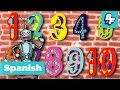 Numbers Song in Spanish. Canción de los números de BASHO & FRIENDS