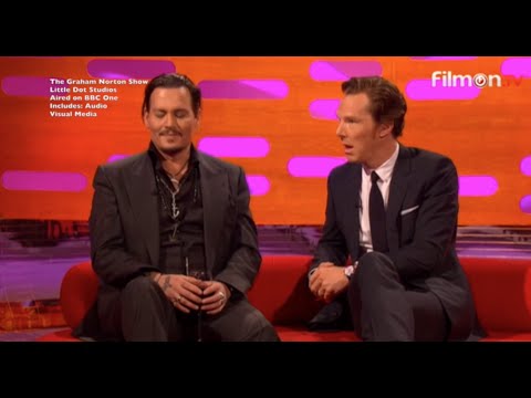 Benedict Cumberbatch and Johnny Depp on the Graham Norton Show