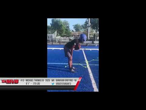 TRAINING HIGHLIGHTS MICHAEL THOMAS III '25 WR