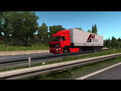 ETS 2 LIAZ 18.40 TBV/DD Detroit Diesel engine sound test