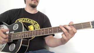 Les Claypool's Duo De Twang - Amos Moses (bass cover) (Original by Jerry Reed)