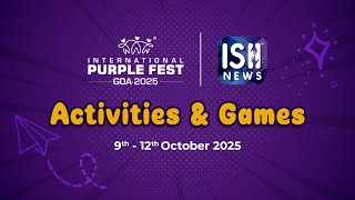 Activities and Games at the PURPLE FEST 2025