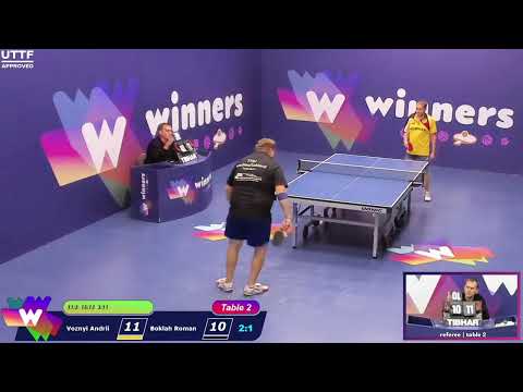 Winners League 01.10.21 Voznyi Andrii - Boklah Roman 19-30