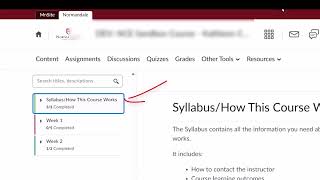 How to D2L - Navigating Content - with the NEW Content experience