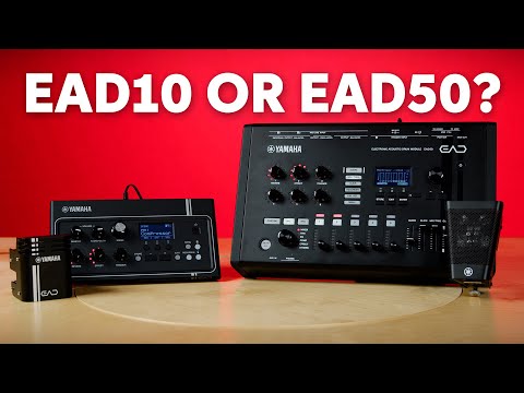 Yamaha EAD50 Drum Microphone System Demo + EAD10 Comparison