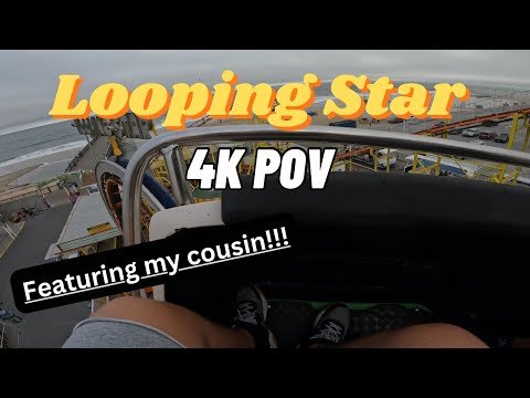 Front row point of view footage of Looping Star
