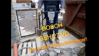 Bosch GSH 27 VC (061130A000) - відео 3