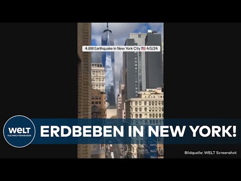 USA: "Erde und Wolkenkratzer wackelten eine Minute!" Erdbeben erschüttert Mega-Metropole New York!