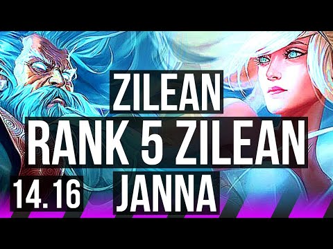 ZILEAN & Draven vs JANNA & Jinx (SUP) | Rank 5 Zilean, 2/3/21, 500+ games | EUW Challenger | 14.16