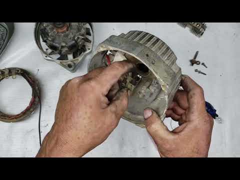 WHEN YOU WANT TO INSTALL AN EXTERNAL REGULATOR WITH A WARNING LIGHT ON A DELCO REMY ALTERNATOR, T...