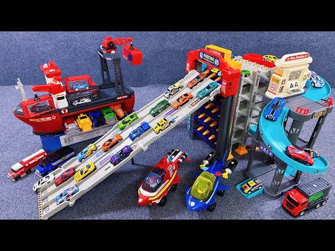 14 minutes of satisfying unboxing,  cool construction vehicles toys set video ASMR | Toy Review